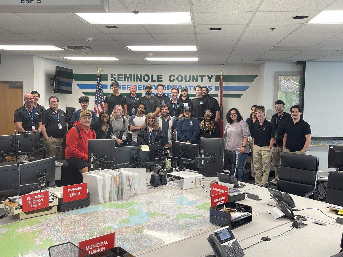 Seminole County Emergency Operations Center visit - infrastructure and emergency preparedness